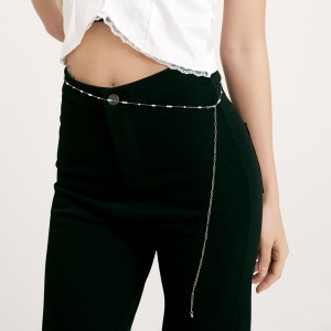 Low-rise Bootcut Pants (BLACK) | 겟몰 쇼핑몰솔루션 디자인 파이브